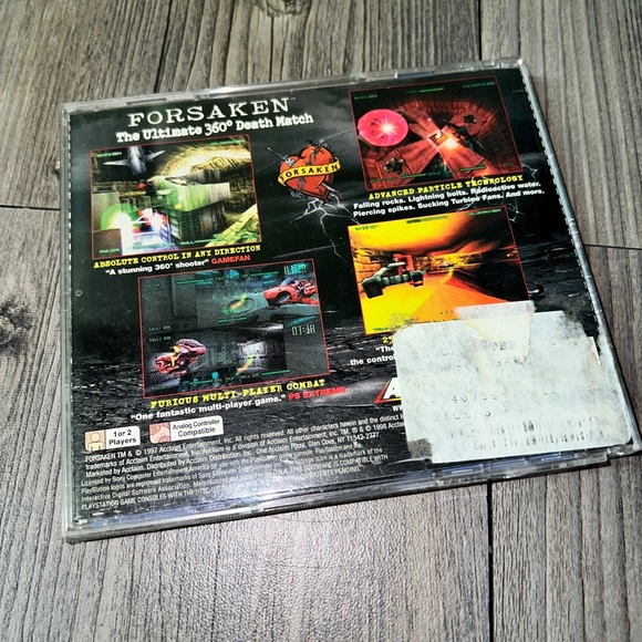 Forsaken (Sony PlayStation 1 PS One, 1998) Complete PS1 Game manual - Picture 2 of 5